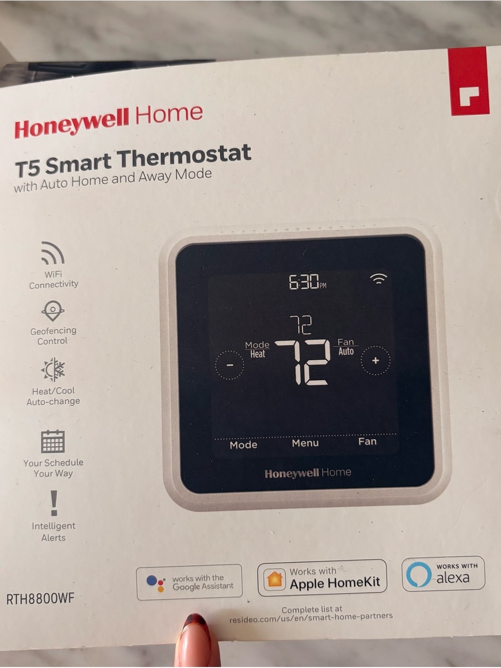 Honeywell Home T5 Smart Thermostat - White